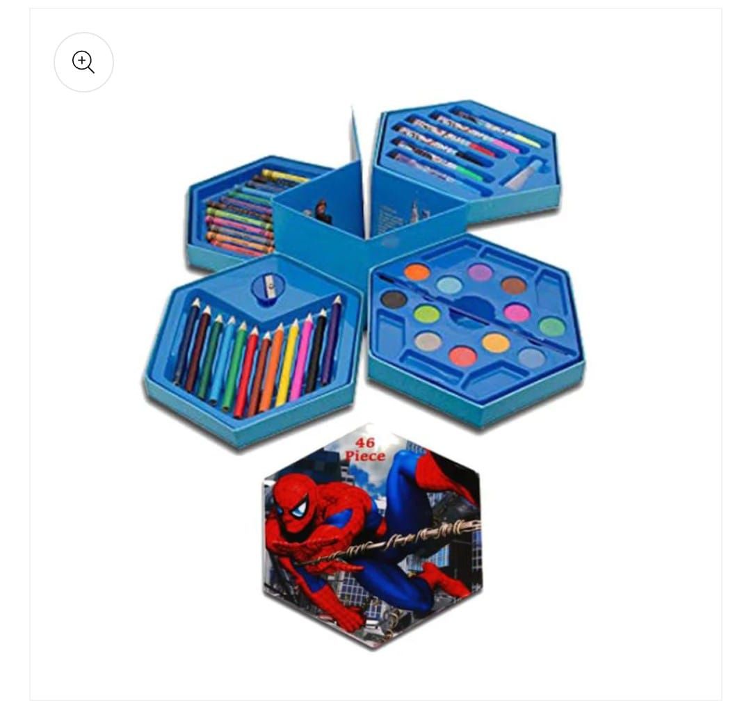 46 Pcs Painting colour kit for kids, fun Disney/Cartoon character art set(random design color) View Gallery - Pakistan