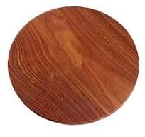 Premium Wooden Chakla Brown – Handcrafted Rolling Board View Gallery - Pakistan