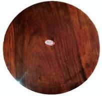 Premium Wooden Chakla Brown – Handcrafted Rolling Board View Gallery - Pakistan