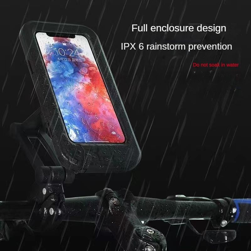 Waterproof Magnetic Bicycle Mobile Phone Holder – 360° Rotation View Gallery - Pakistan