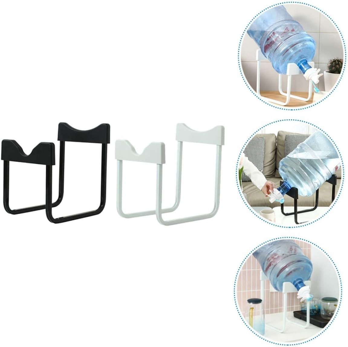 Metal Bottle Stand with Nozzle – Convenient Dispensing, Minimal Mess ( with box &amp; Random Color ) View Gallery - Pakistan