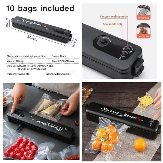 Automatic Vacuum Sealer Food Packing Machine | Electric Vacuum Sealer Machine View Gallery - Pakistan