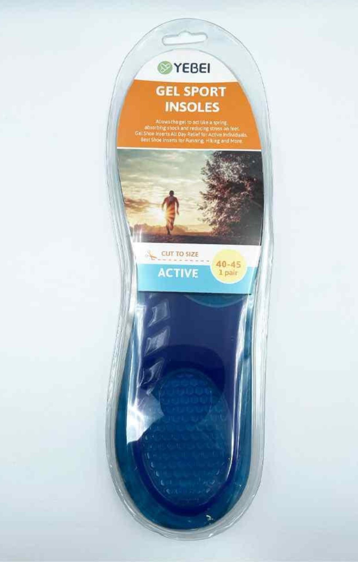 Universal Foot Insole Pads (Pair) – Soft &amp;amp; Trim-to-Fit