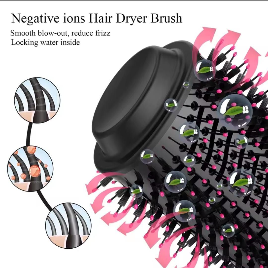 One Step 2 in 1 Hair Dryer &amp; Brush (Dryer + Styler) Brush for Fast Drying, Straightening, Curling View Gallery - Pakistan