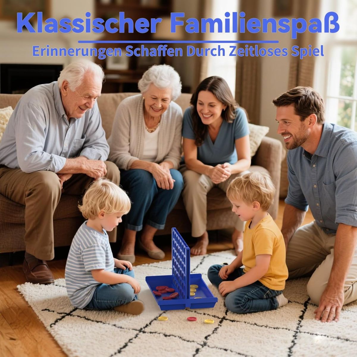 4 IN A ROW Board Game for Kids / Travel Board Game / Board Games Indoor &amp; Outdoor, Perfect as a Party Game (random color ) View Gallery - Pakistan