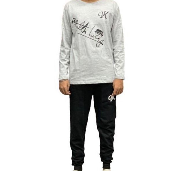 Soft and Comfortable Fabric T Shirt &amp; Trouser For Men Printed Tracksuit top quality | ( OK ) Printed Trouser &amp; Printed Shirt View Gallery - Pakistan
