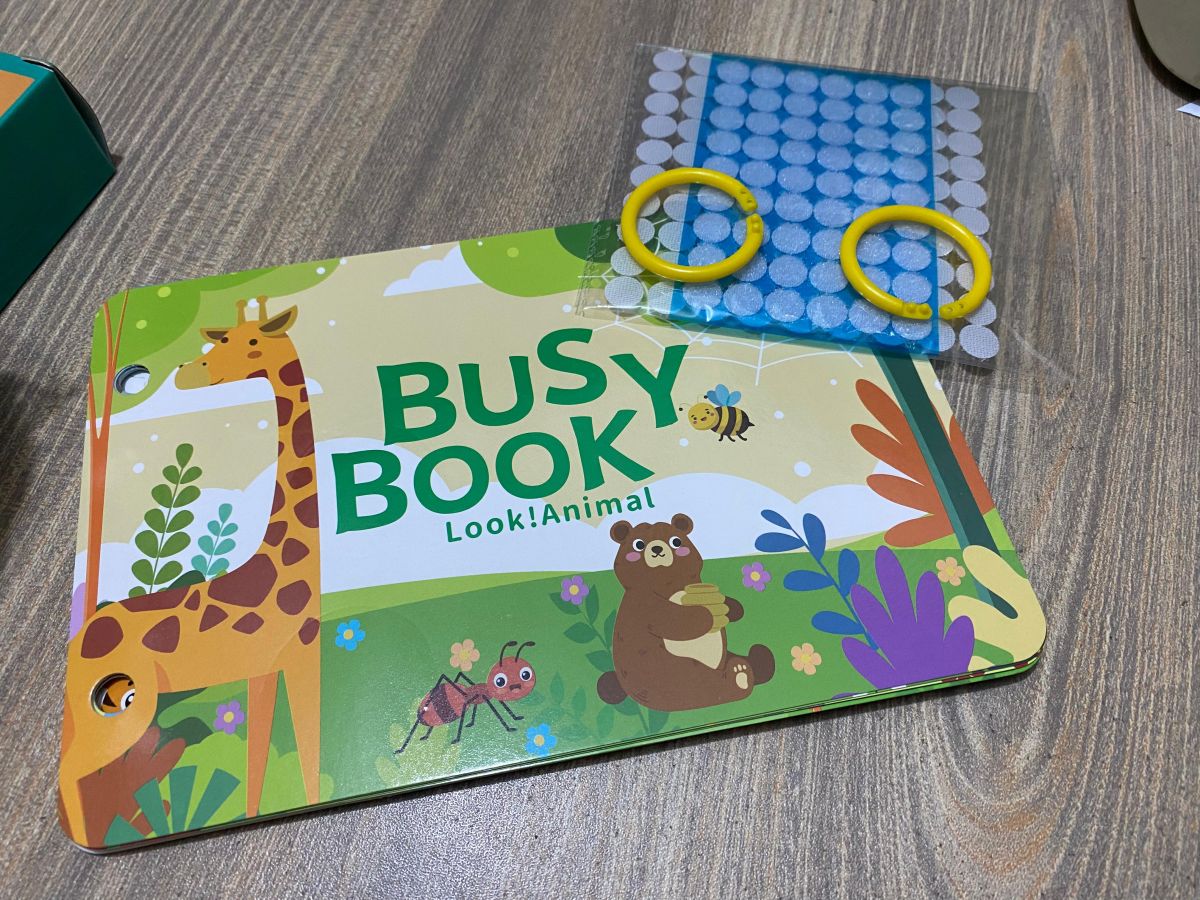 Montessori Baby Busy book My First Quiet Book Paste Early Learning Education Toy Children Toy Matching Game for Babies 2 , 3 Years (random book) View Gallery - Pakistan
