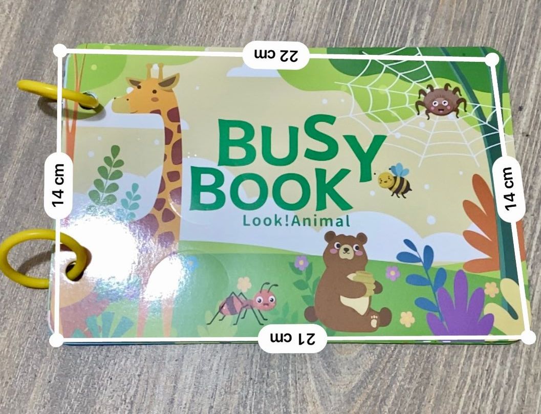 Montessori Baby Busy book My First Quiet Book Paste Early Learning Education Toy Children Toy Matching Game for Babies 2 , 3 Years (random book) View Gallery - Pakistan