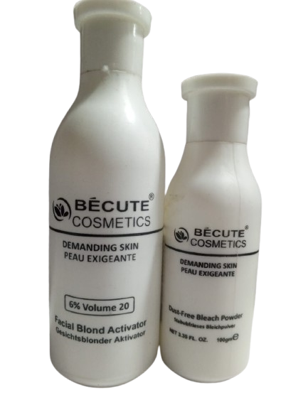 Becute Skin Polish Set – Bleach Powder &amp; Facial Blonde Activator for Radiant and Even Skin Tone View Gallery - Pakistan