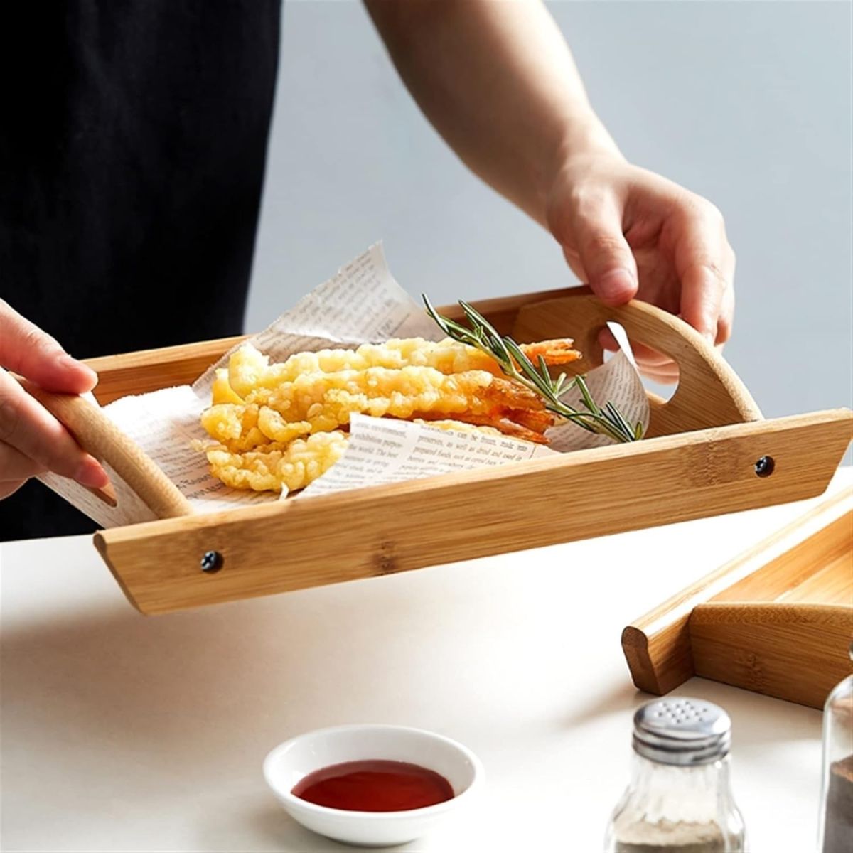 03 Pcs Set Wood Serving Tray For Kitchen | Best Quality Wooden Tray Set For Home | Wooden-Serving Trays View Gallery - Pakistan