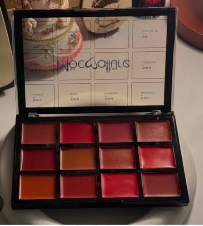 Mocallure 12-Color Lip Palette / Long-Lasting Professional Lip Kit for Every Mood View Gallery - Pakistan