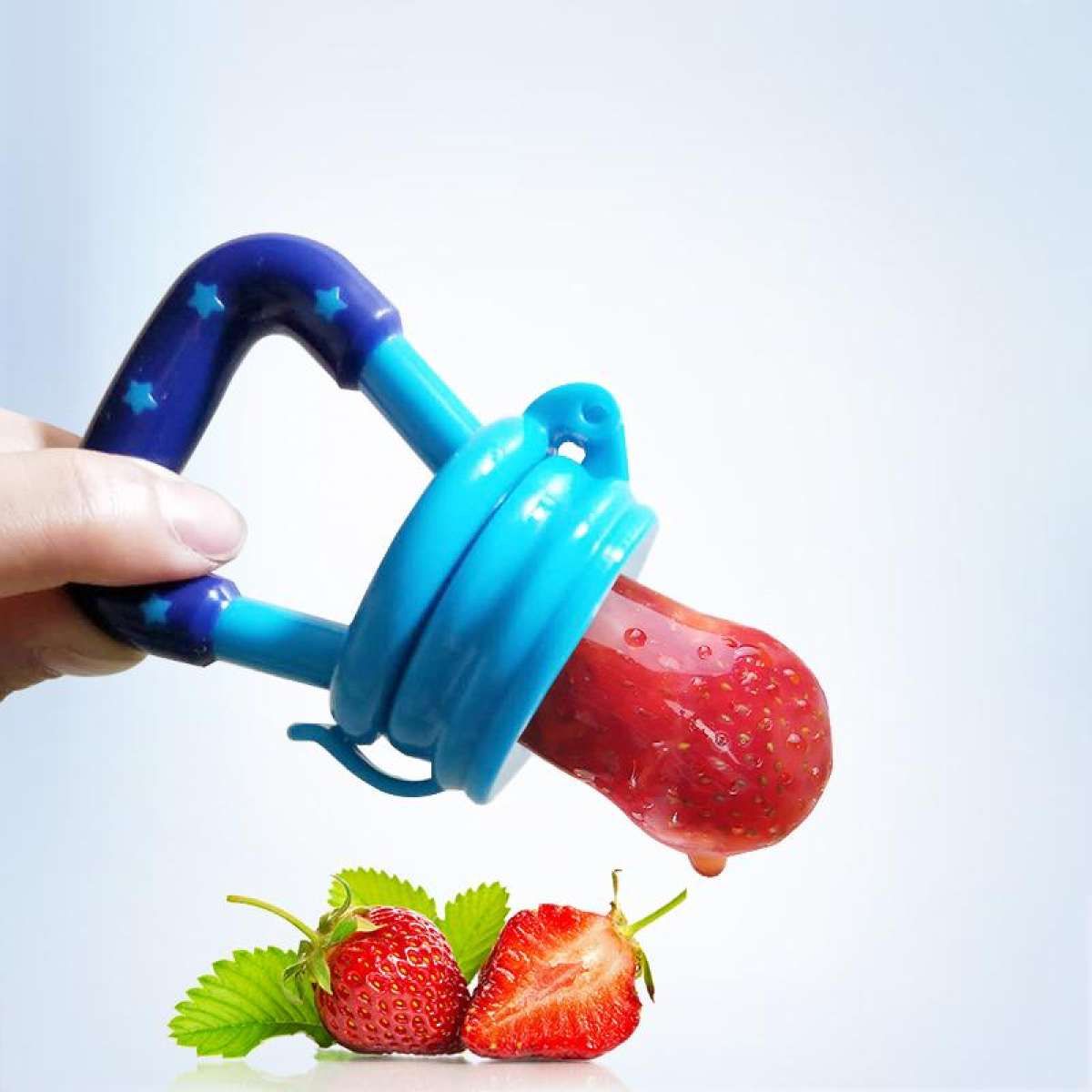 Food Pacifier + Feeder Spoon/ Fresh Fruit Food Baby , Feeding Safe Fruit Feeder ,  (random color) View Gallery - Pakistan