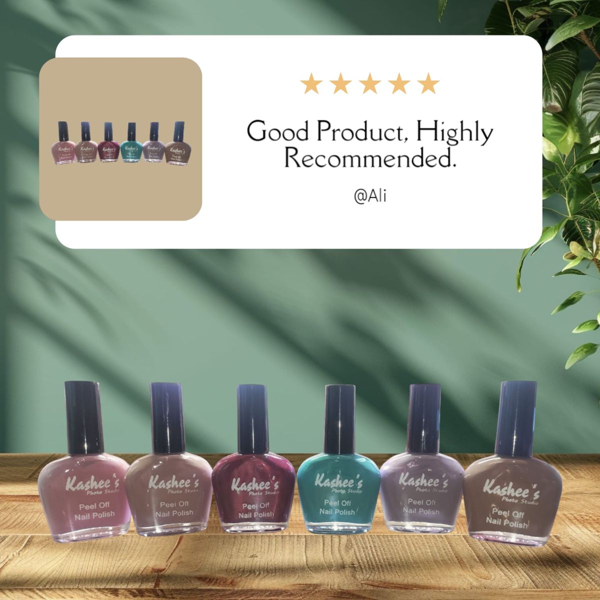 Pack Of 06 Kashee's Nail Polish - Kashee's Nail Paint For Girls - Kashee's Peel Off Nail Paint ( Random Color ) View Gallery - Pakistan