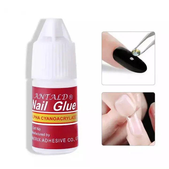 2 in 1 Eyelashes Glue &amp; Nail Glue, Eyelashes and Nails Glue Pack | Best Quality Glues For Eyelashes &amp; Nails | 2 in 1 Glue Set View Gallery - Pakistan