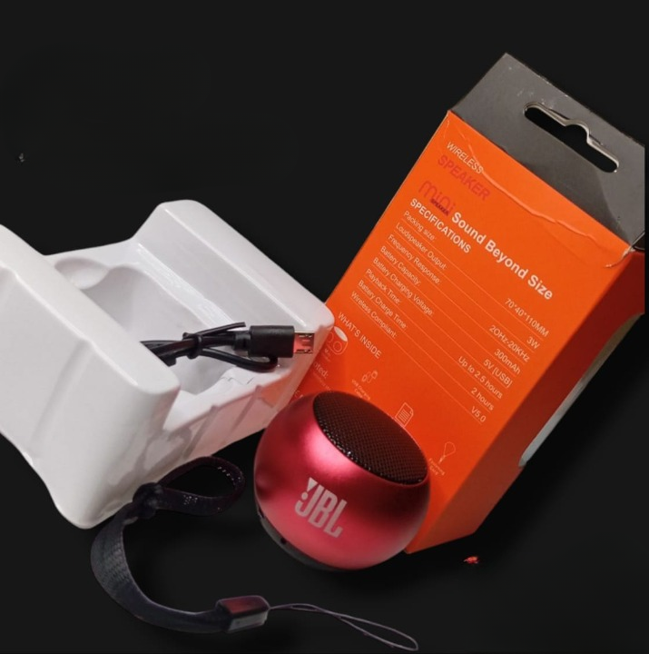 JBL Mini Portable Wireless Bluetooth Speaker - Hassify– Heavy Bass, High Sound Quality, Rechargeable, FM/TF Card Support – Best for Outdoor &amp; Travel ( Random Color ) View Gallery - Pakistan