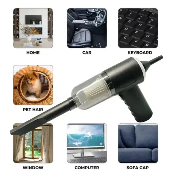 3 In 1 Portable Vacuum Cleaner Wireless Hand-held Cleaning For Car Home (As 228) View Gallery - Pakistan