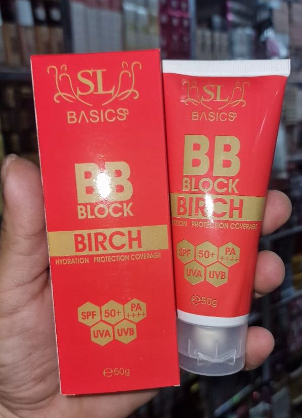 SL Basics BB Block 50g A revolutionary tinted sunscreen offering hydration, protection, and flawless coverage. Enriched with Vitamin E and Lotus Flower extract, it caters to all skin types View Gallery - Pakistan