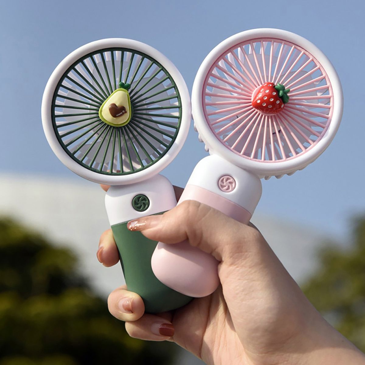 Mini Fan Multifunctional Cool Summer Fruit Cartoon Handheld Mini Fan(random color ) View Gallery - Pakistan