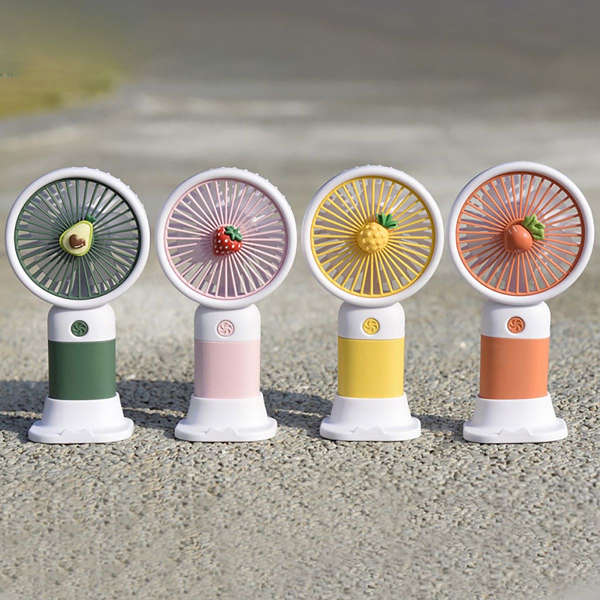Mini Fan Multifunctional Cool Summer Fruit Cartoon Handheld Mini Fan(random color ) View Gallery - Pakistan