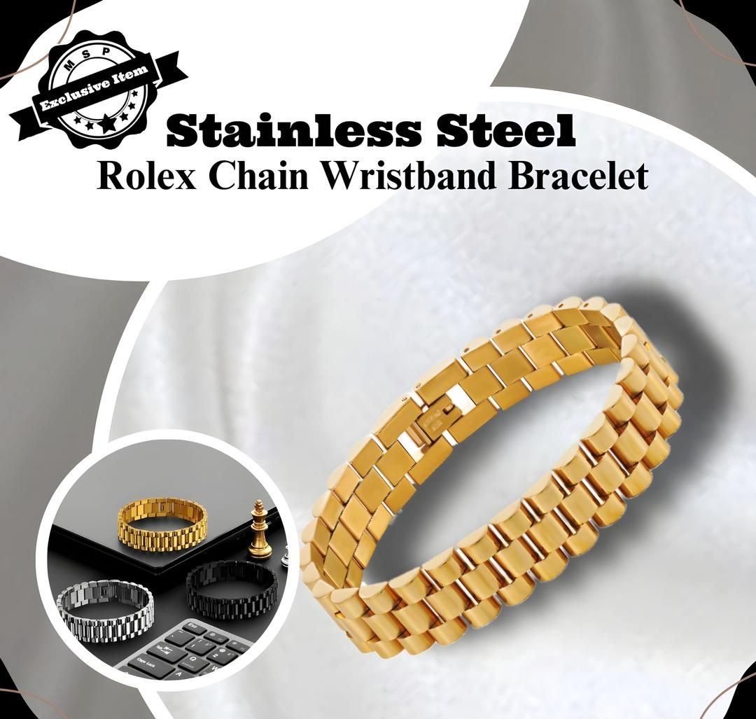Stainless Steel Charming Hand Chain Bracelet | Beautiful Charming Hand Chain Bracelet For Boys and Men View Gallery - Pakistan