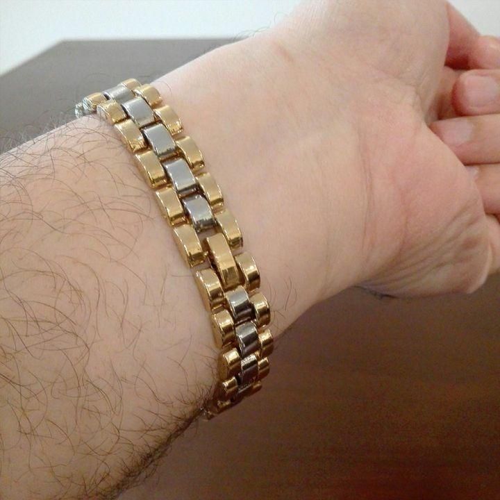 Stainless Steel Charming Hand Chain Bracelet | Beautiful Charming Hand Chain Bracelet For Boys and Men View Gallery - Pakistan