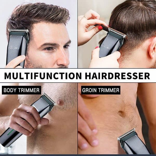 Geemy (GM7620)  3in1 Grooming Kit is rechargeable powerful trimmer for men / Sharp Trimmer Face Shaver for precise shaving View Gallery - Pakistan