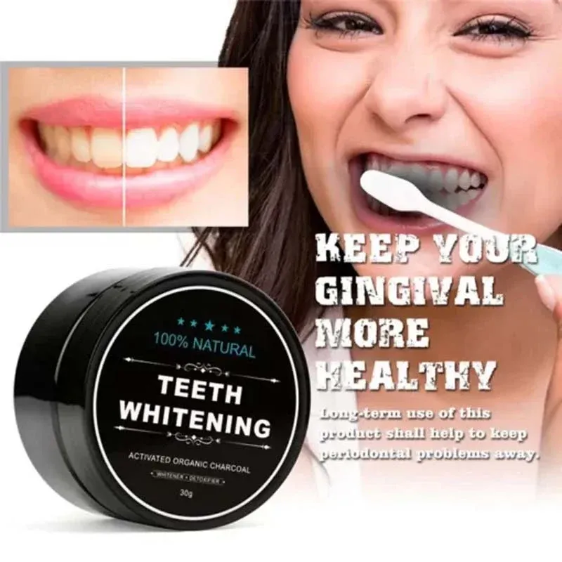 Teeth Whitening Charcoal Powder (Organic) Charcoal (30G)