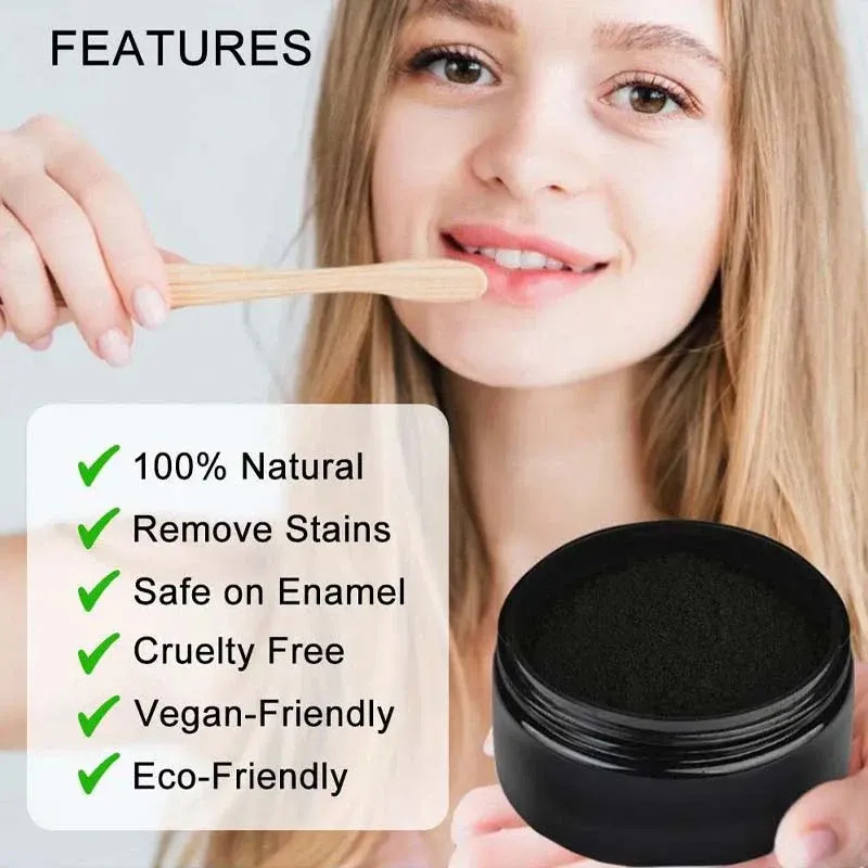 Teeth Whitening Charcoal Powder (Organic) Charcoal (30G) View Gallery - Pakistan