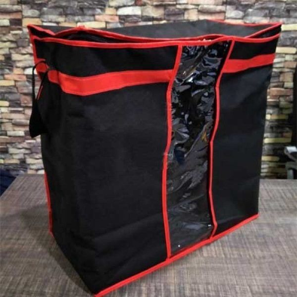 Black Storage Blanket Bag Organizer Folding Bag Organizer, Cloth Storage Boxes For Wardrobe. (Good Quality) View Gallery - Pakistan