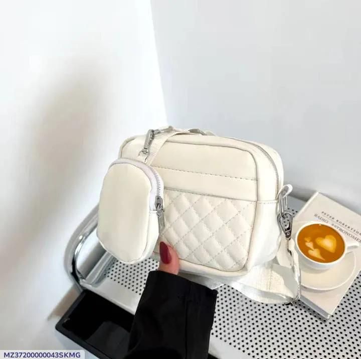 Stylish Girl's Convertible Crossbody Bag - Fashion Handbags for Ladies PU Leather Polyester Waterproof Shoulder Bags With Change Purse Trending Travel Crossbody Bag - 1 Pc, Black PU Leather View Gallery - Pakistan