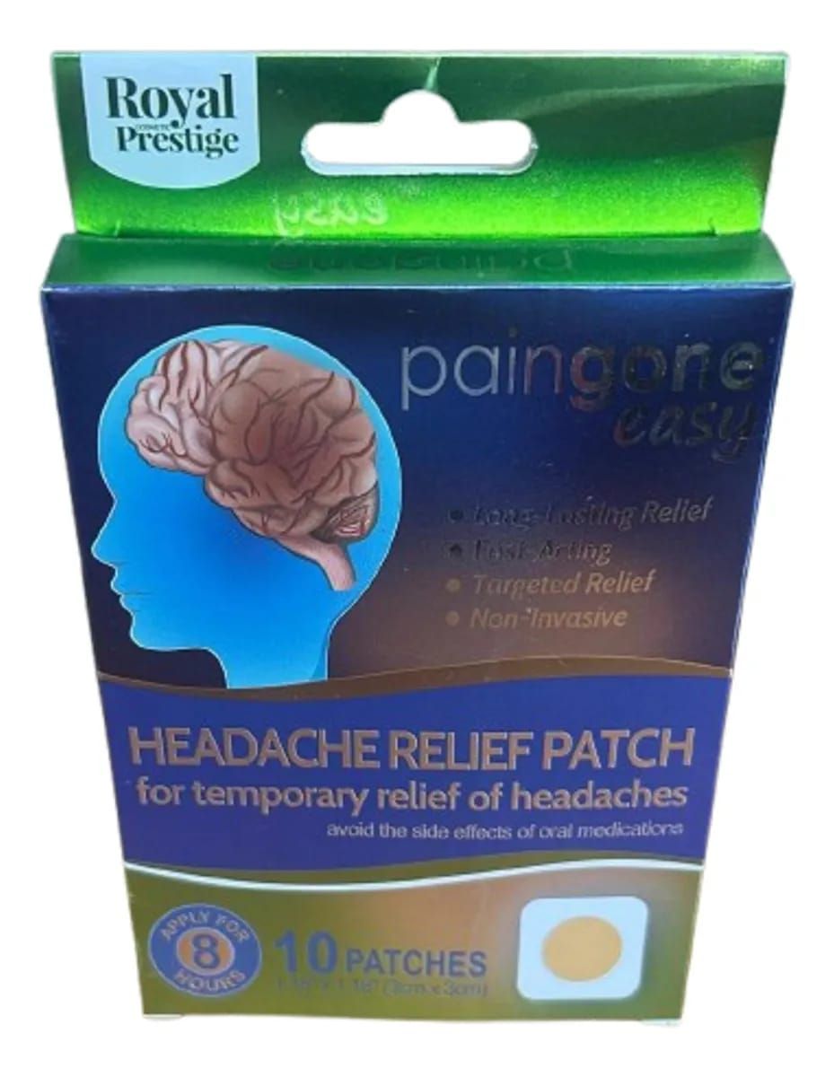 Paingone easy Headache Relief Patch for Temporary Relief of Headaches [10 Patches] View Gallery - Pakistan