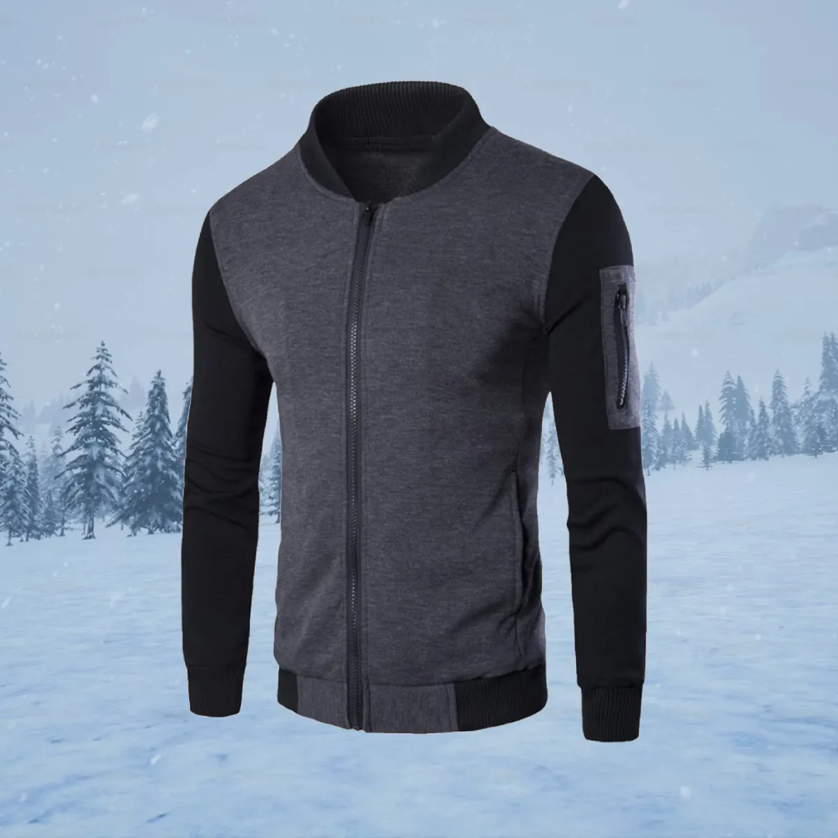 Black Sleeve Style Full Jacket - Elevate Your Style with Our Dashing Full Bazo Jacket: Fashionable, Trendy, Premium Quality, and Finely Stitched View Gallery - Pakistan