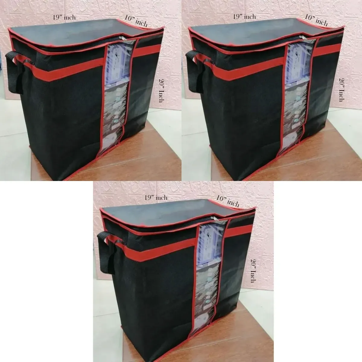 LARGE Storage Bag organizers | Clothes Blanket Large Folding Boxes Storage Box | Foldable Containers Clothing Bedding Double Zipper View Gallery - Pakistan