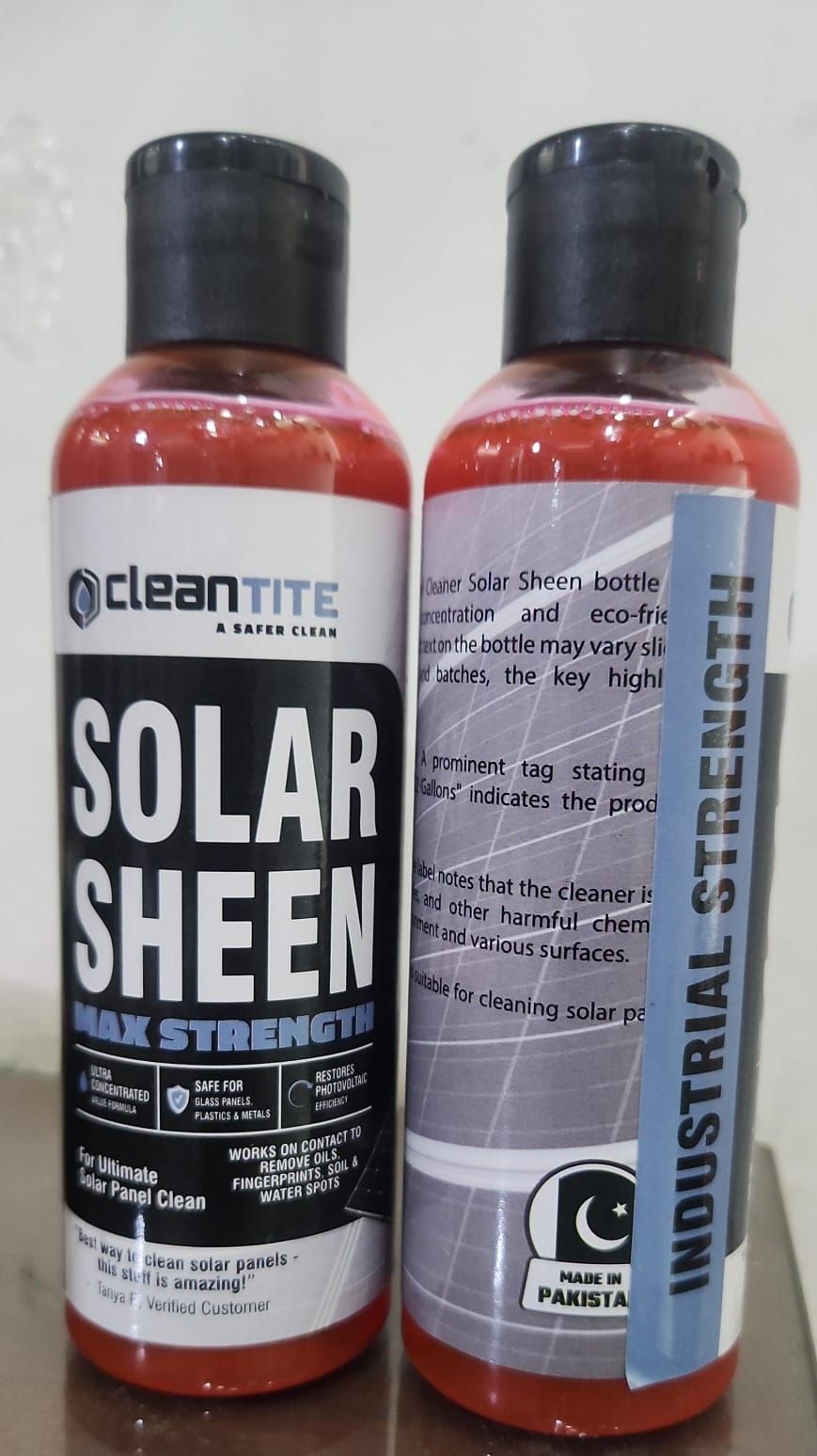 Solar Sheen – Premium 200ml Solar Panel Cleaner | High-Performance, Streak-Free Cleaning Solution for Dust, Dirt, and Residue Removal View Gallery - Pakistan