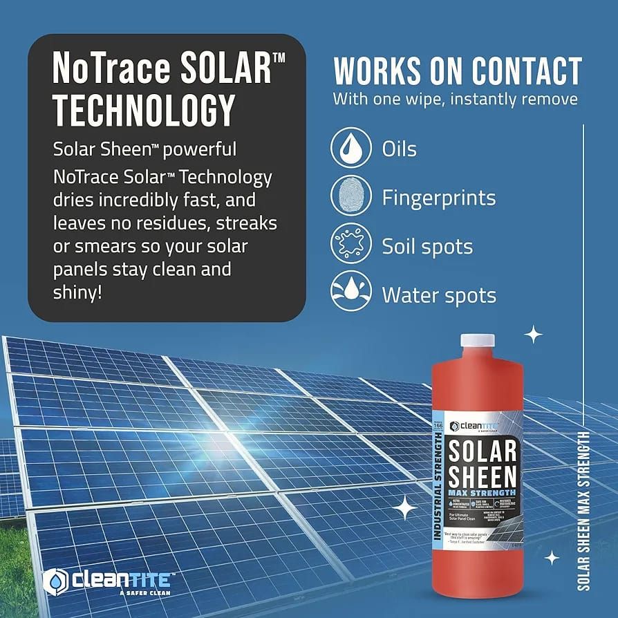 Solar Sheen – Premium 200ml Solar Panel Cleaner | High-Performance, Streak-Free Cleaning Solution for Dust, Dirt, and Residue Removal View Gallery - Pakistan
