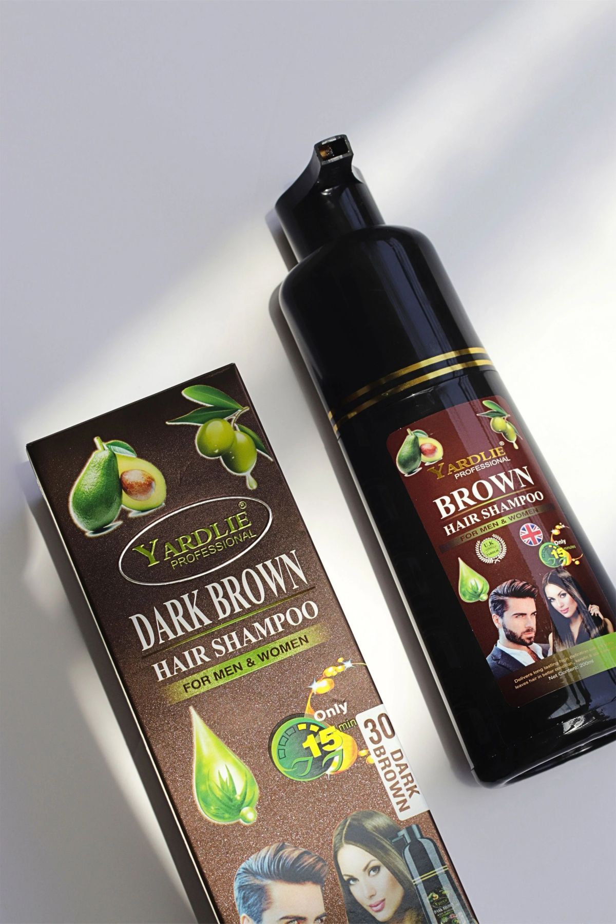 100% Original Yardlie Hair Color Shampoo | 200ml View Gallery - Pakistan