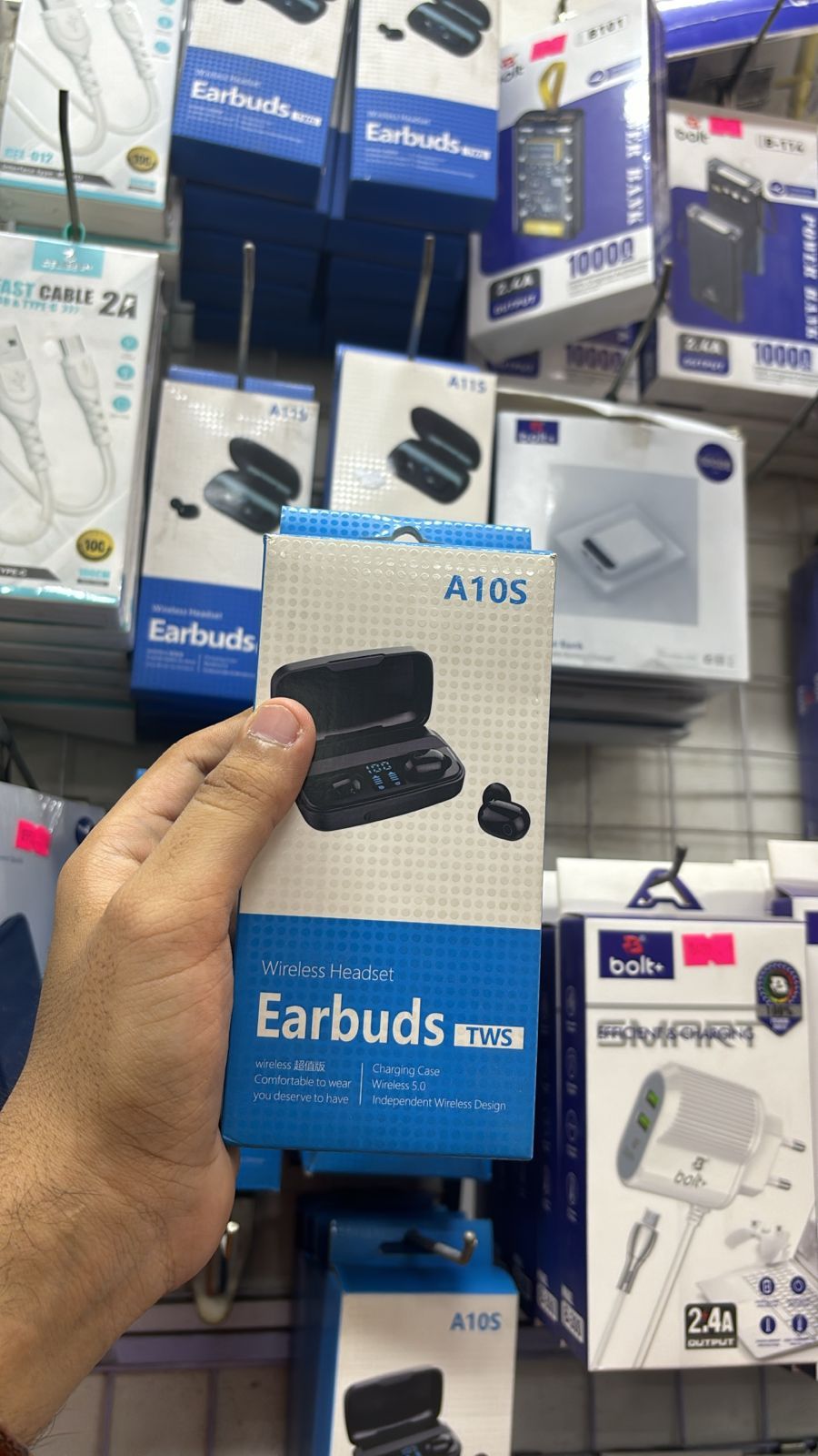 Product details of MI A10S Wireless Headset Bluetooth Earbud View Gallery - Pakistan