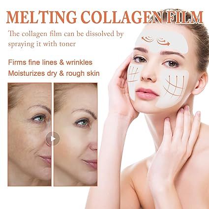 Collagen dissolving Mask for Korean glass skin | collagen filler collagen instant facial mask (Without Box) View Gallery - Pakistan