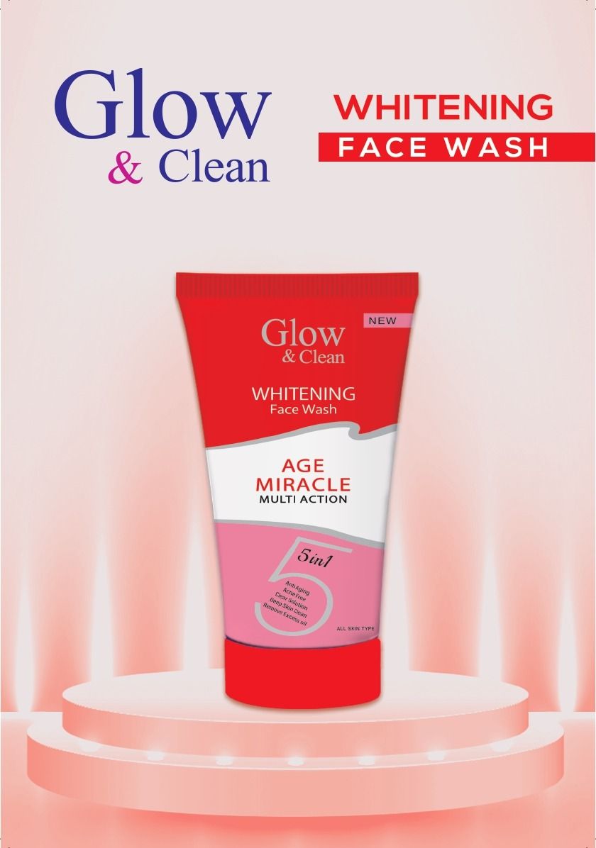 Glow and Clean Age Miracle Face Wash – Instant Brightening and Anti-Aging Cleanser for Radiant Skin, 120ML Deep Cleansing Formula with Visible Results View Gallery - Pakistan