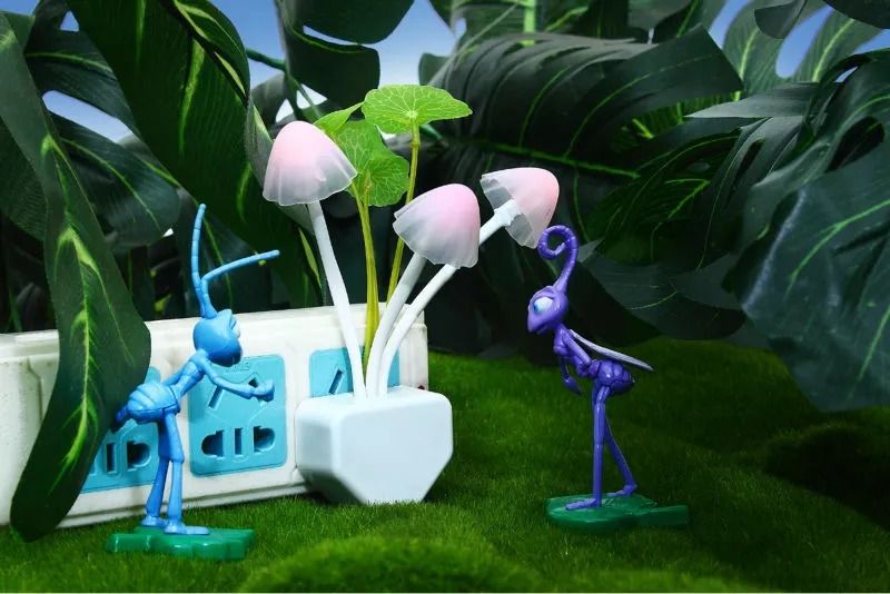 Mushroom Night Light | LED Night Lights | Flower Lamp Bedroom Baby room Lamps For Family, Friend or Kids Gifts (Random colors) View Gallery - Pakistan