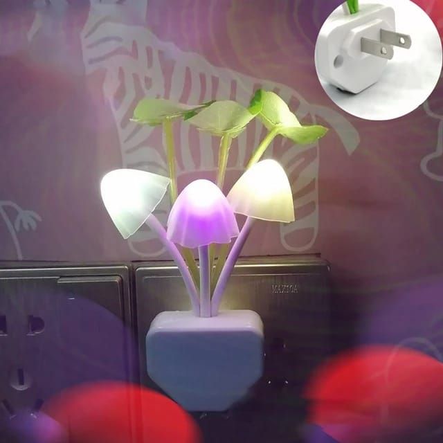 Mushroom Night Light | LED Night Lights | Flower Lamp Bedroom Baby room Lamps For Family, Friend or Kids Gifts (Random colors) View Gallery - Pakistan