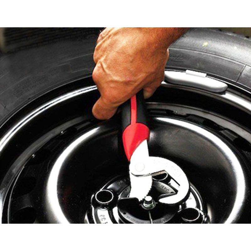 Universal Socket Wrench Set – 2PC Quick Snap N Grip Multi-Functional Mechanical Tool | 9mm to 32mm Range View Gallery - Pakistan