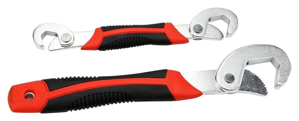 Universal Socket Wrench Set – 2PC Quick Snap N Grip Multi-Functional Mechanical Tool | 9mm to 32mm Range View Gallery - Pakistan