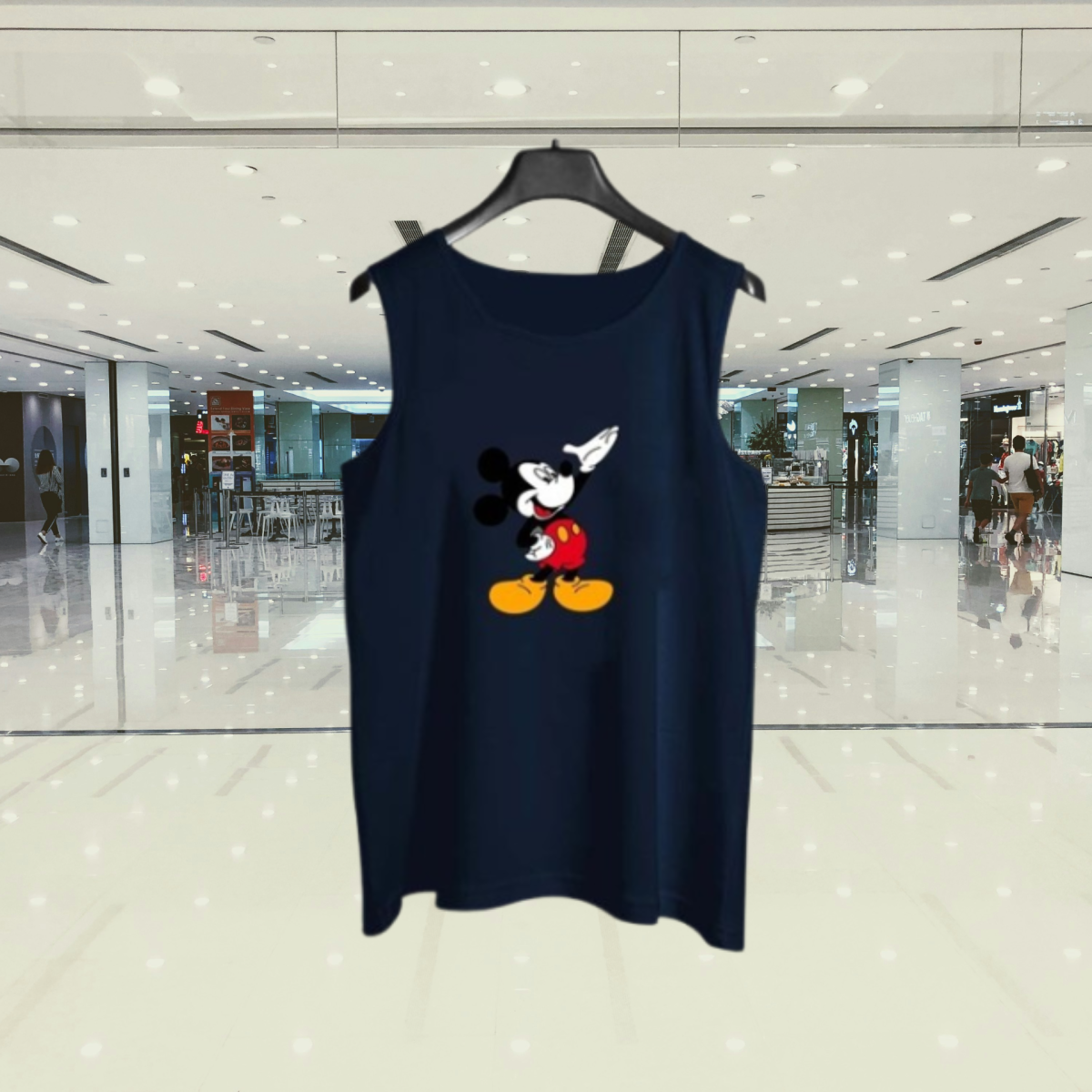 Mickey Mouse Sando tank top for Men Workout Tank top gym shirts for men | Sleeve-Less Shirt View Gallery - Pakistan