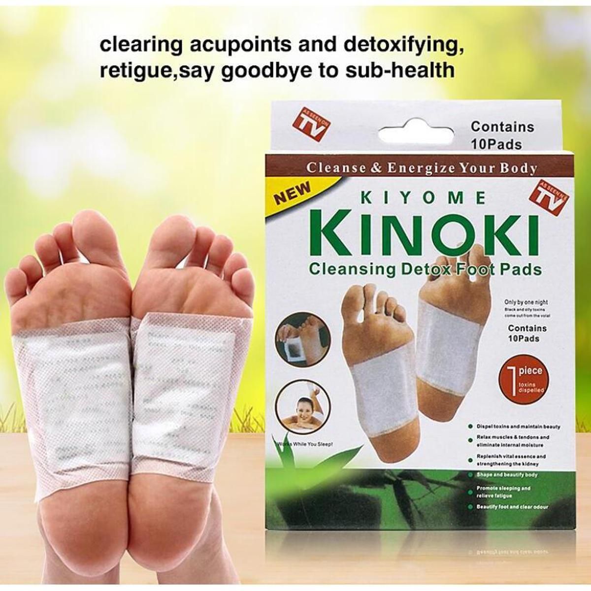 Kiyome Kinoki Detox Foot Pads | Pain-Free Cleansing Pads for Toxin Removal, Stress Relief &amp;amp; Improved Vital Organ Function | Red &amp;amp; Blueberry Variants (Random Variant)