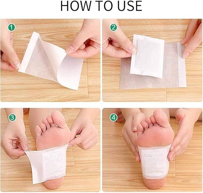 Kiyome Kinoki Detox Foot Pads | Pain-Free Cleansing Pads for Toxin Removal, Stress Relief &amp; Improved Vital Organ Function | Red &amp; Blueberry Variants (Random Variant) View Gallery - Pakistan
