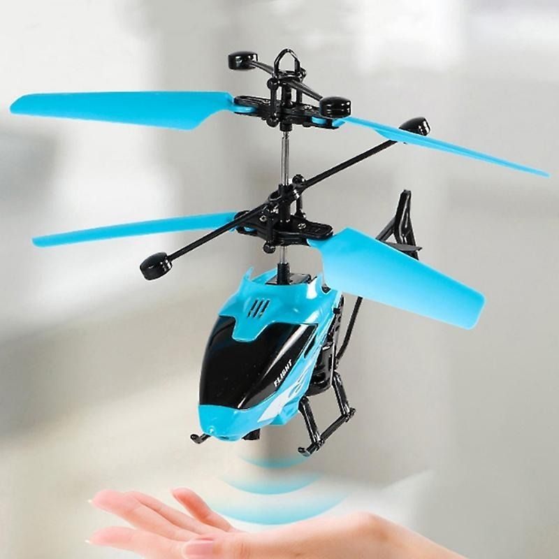 Infrared Induction LED Helicopter – Hand Sensor Controlled, Rechargeable Flying Toy | Helicopter For Children | Toy For Baby - Random Color - Model: JQ-1111