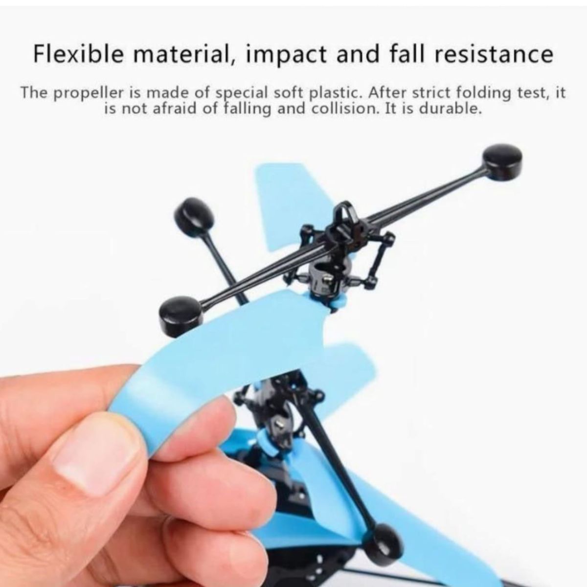 Infrared Induction LED Helicopter – Hand Sensor Controlled, Rechargeable Flying Toy | Helicopter For Children | Toy For Baby - Random Color - Model: JQ-1111 View Gallery - Pakistan