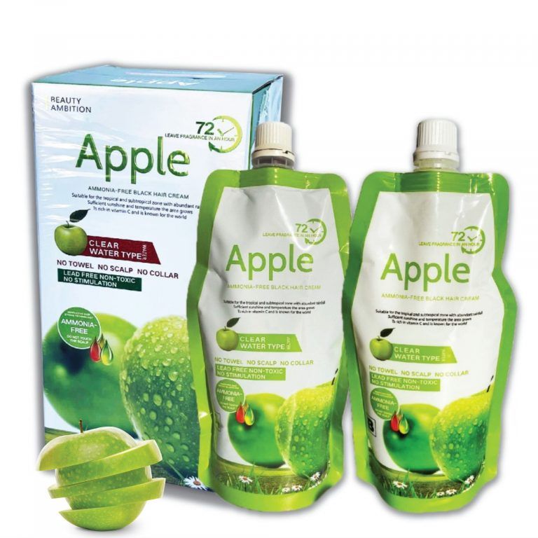 Apple Hair Color Natural Cream [1000ML] [500ml + 500ml] | Vibrant Shine Best Choice