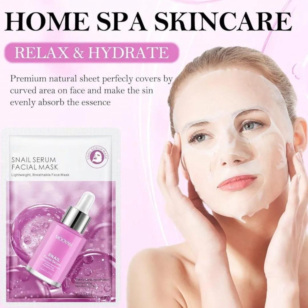 Pack Of 05 - Anti-Wrinkle Face Sheet Mask | Anti Aging Hydrating Anti-acne Repairing Brightening Moisturizing Retinol Serum Facial Mask View Gallery - Pakistan